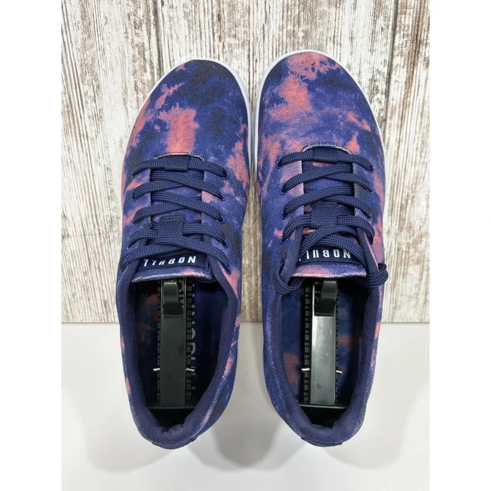 NOBULL Tie Dye Trainer Canvas Lace Up Sneakers Sz W 9 / M 7.5